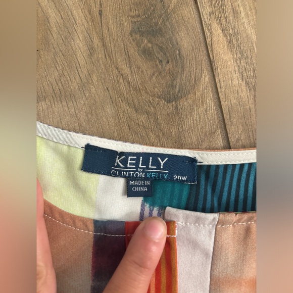 Kelly by Clinton Kelly multicolor patchwork stained glass dress NWT - Picture 4 of 7